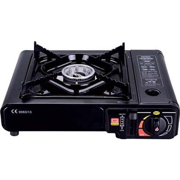 Fornello Gas a Cartuccia Bistro Effe Acciaio Verniciato Bruciatore 1 kW 2,2 - 2