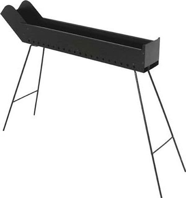 Barbecue Carbonella Cuocispiedini Plus Mille Cm 80X15 H.cm 65 Richiudibile
