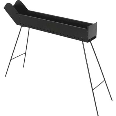 Barbecue Carbonella Cuocispiedini Plus Mille Cm 80X15 H.cm 65 Richiudibile - 2