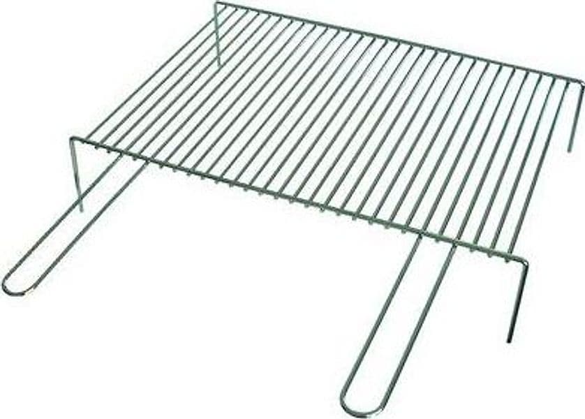 Graticola Barbecue a Barre Singola Fd Acciaio Cromato Manici 2 cm 70X35 – Autres