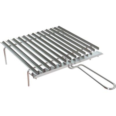 Graticola Barbecue Recupero Grasso Ompagrill Inox Cm 50X35 - 2
