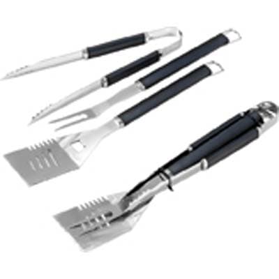 Posate Barbecue Set 03450 Ompagrill Inox Sintetico 45 cm 3 Pezzi - 2