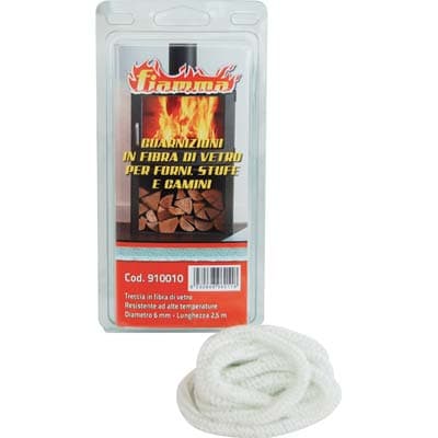 Guarnizione Treccia per Stufa Fiamma 2,5 m 6 mm 5 Pezzi - 2