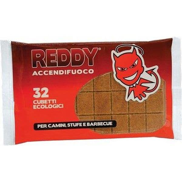 Accendifuoco Ecologico 32 Reddy Cubetti 32 24 Pezzi