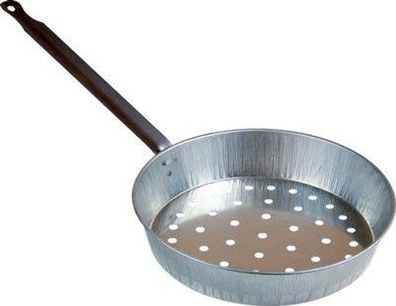 Padella per Caldarroste Standard Manicata Ferro 26 cm 10 Pezzi - 2