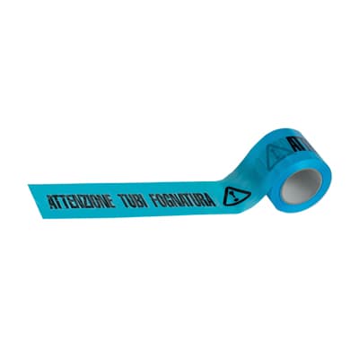 Nastro Segnaletico Attenzione Tubo Fognature 200 ml H 100 mm 4 Pezzi - 2