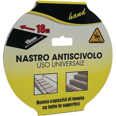 Nastro Antisdrucciolo Adesivo Nero 18 m H 19 mm 2 Pezzi - 2