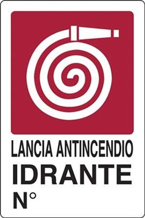 Targa Segnaletica Idrante Pp 20 x 30 cm 10 Pezzi - 2