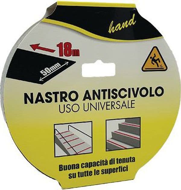 Nastro Antisdrucciolo Adesivo H.mm 50 18 m – Hand