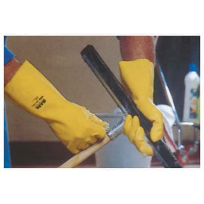 Guanto Fioccato Vital Mapa Lattice Giallo 10 Paia - 2