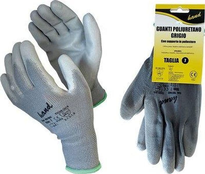 Guanto Poliuretano Grigio Workit Maglia Leggera Sintetico Grigio 11 12 Paia - 2