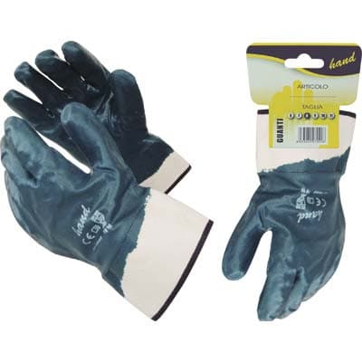 Guanto Nitrile Nbr Blu Dorso Ricoperto Workit Bianco 12 Paia - 2