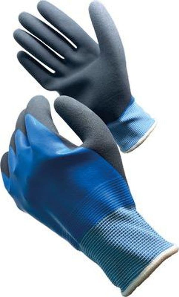 Guanto Lattice Schiumato Blu Workit Maglia Leggera Sintetica Blu 11 12 Paia - 2