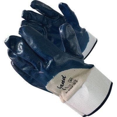 Guanto Nbr Blu Areato Hand Workit Bianco 12 Paia - 2