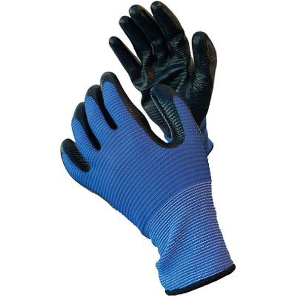 Guanto Nitrile Crinkle Workit Maglia Leggera Sintetico Blu 10 12 Paia - 2