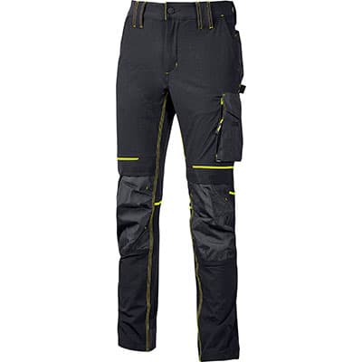 Pantalone Slim Fit Atom Upower Black Carbon M - 2