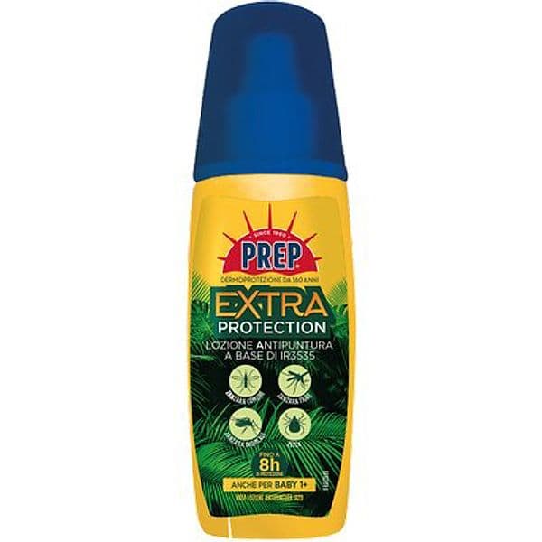 Repellente Insetti Extra Protection Prep Lozione 100 ml 12 Pezzi - 2