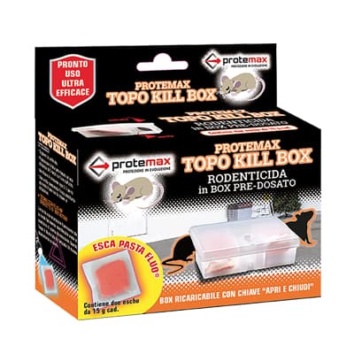 Contenitore Sicurezza Topicidi con Esca 145 x 138 mm H 50 mm 2 Pezzi - 2