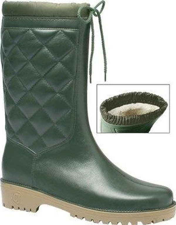 Stivale PVC Imbottito Carrarmato Walenky Ma Cri Verde 45 - 2