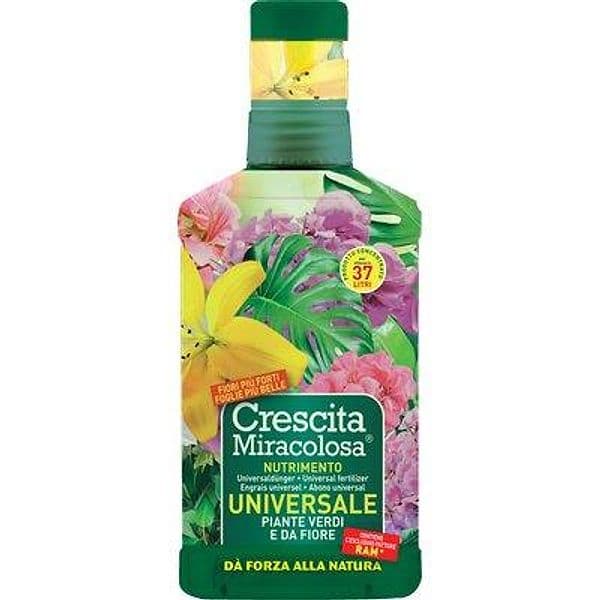 Concime Liquido Crescita Miracolosa Universale 375 ml 4 Pezzi - 2