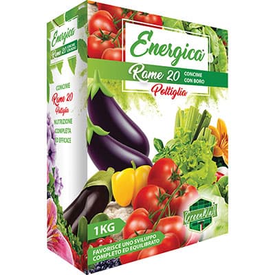 Concime Polvere Rame 20 Energica 1 kg 2 Pezzi - 2