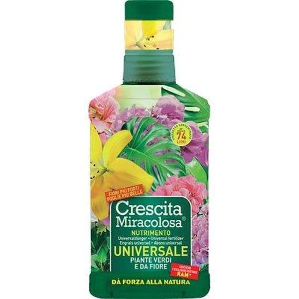 Concime Liquido Crescita Miracolosa Universale 750 ml 3 Pezzi - 2