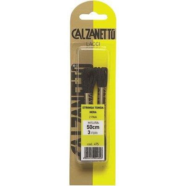 Laccio Scarpa Tondo Calzanetto Nero 50 cm 2 Paia - 2