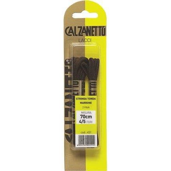 Laccio Scarpa Tondo Calzanetto Marrone 70 cm 2 Paia - 2