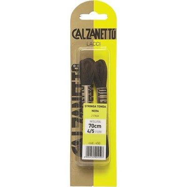 Laccio Scarpa Tondo Calzanetto Nero 70 cm 2 Paia - 2