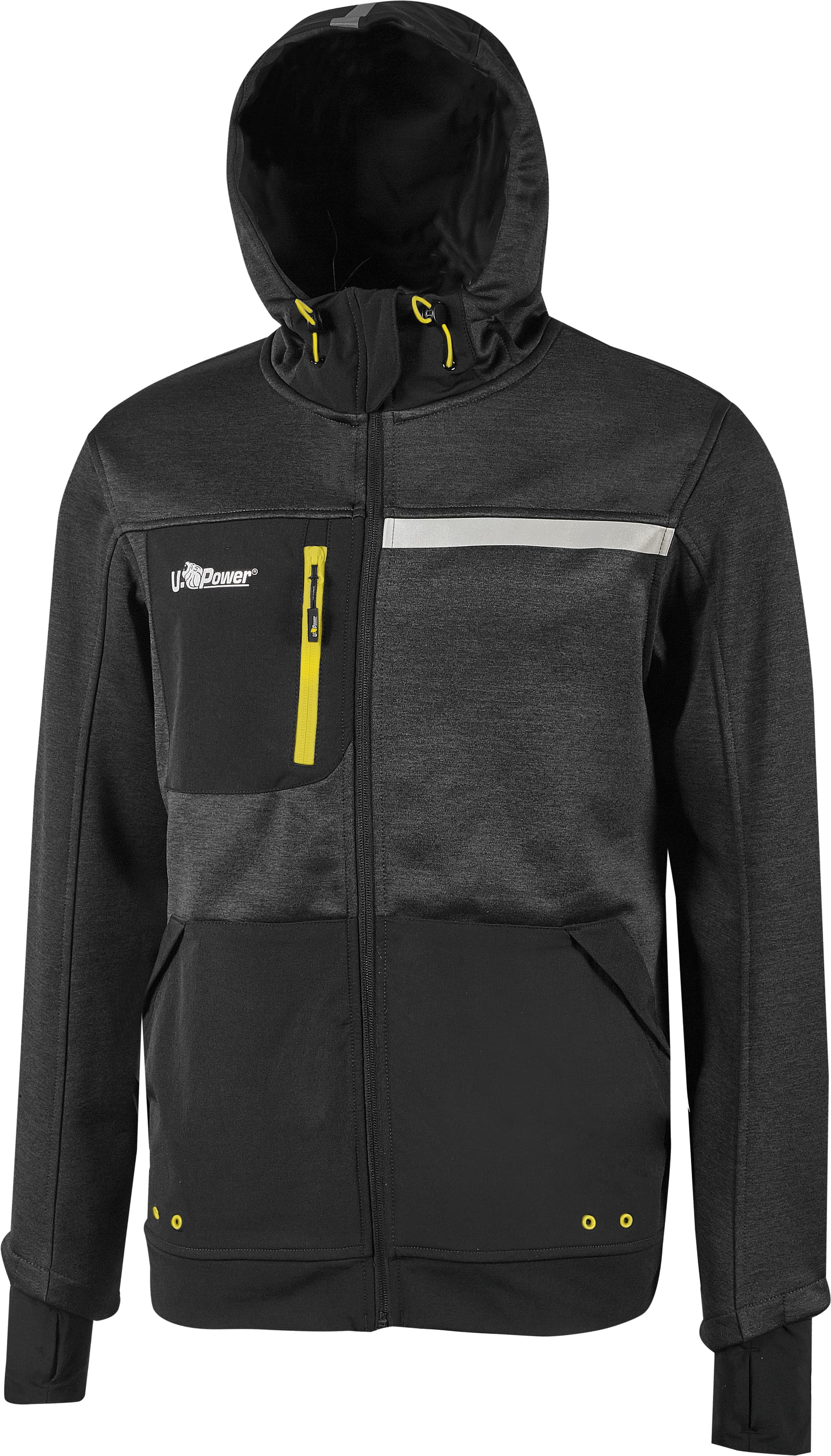 Felpa Galaxy Colore Nero Misura M U Power - 2