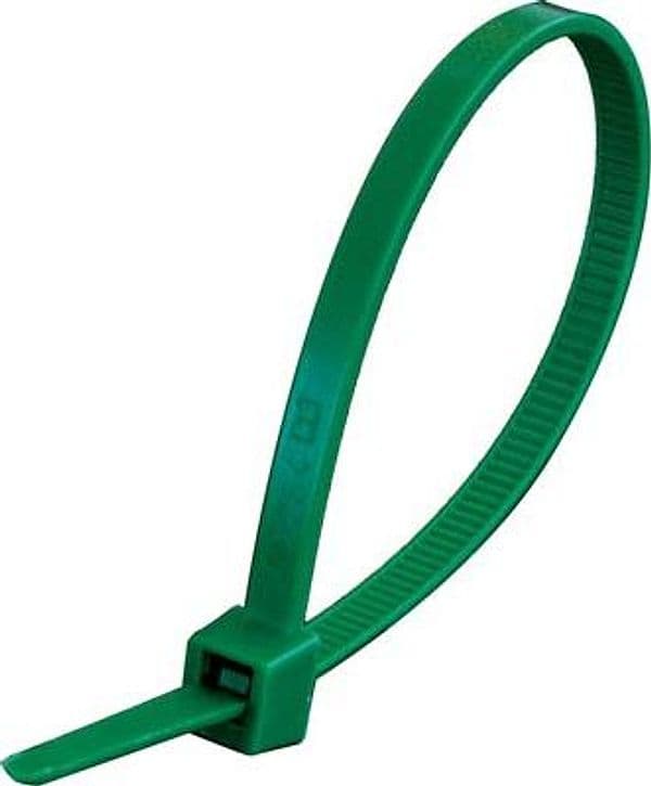 Fascetta Autobloccante Verde Hand Nylon 4,8 x 200 mm 100 Pezzi - 2