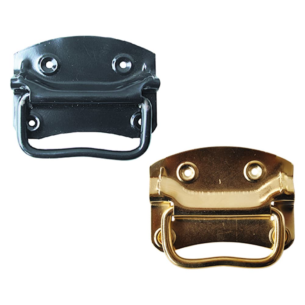 Maniglia Americana per Bauli Nera 12 Pezzi 110 mm - 2