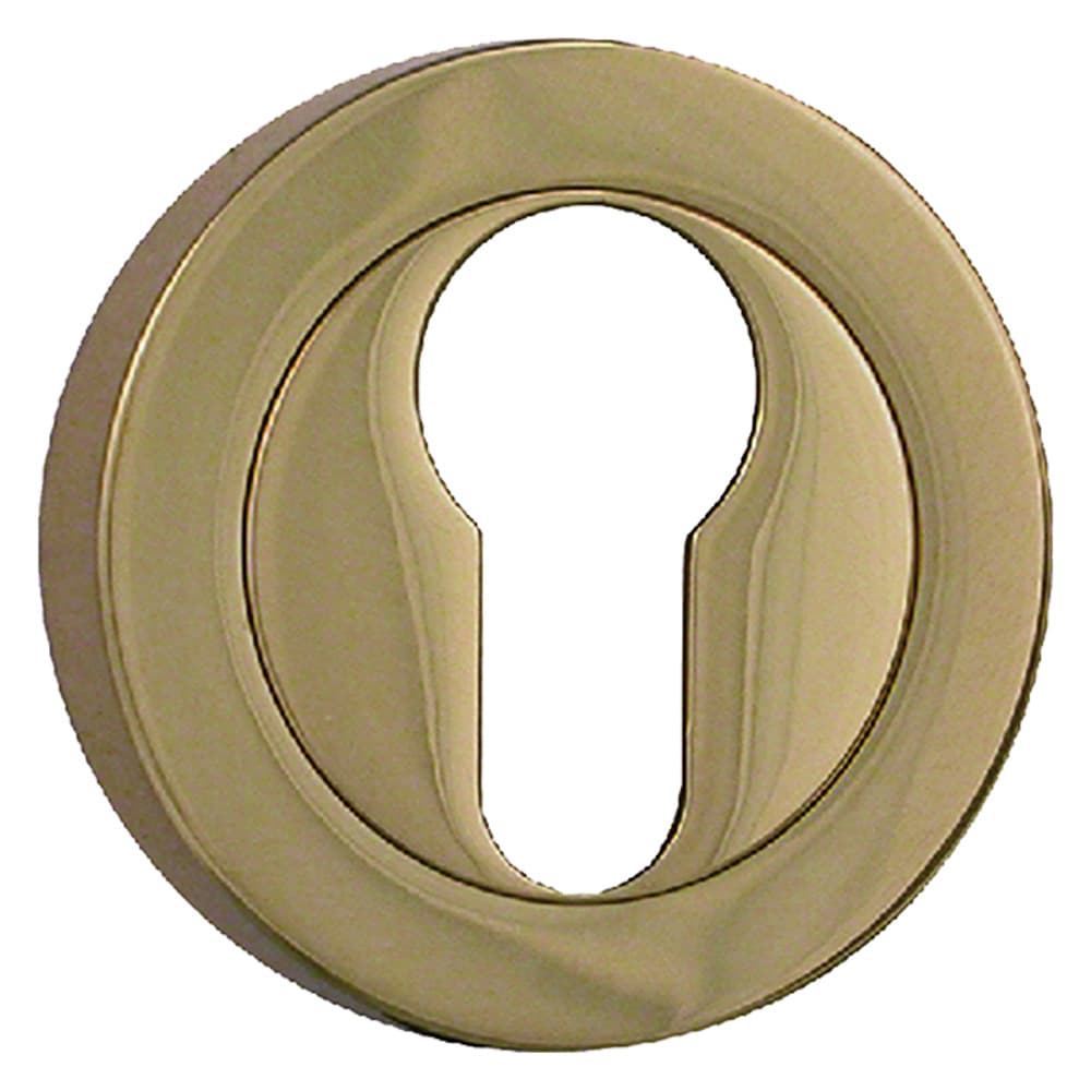 Bocchetta Tonda Cromo Satinato Forme 2 Pezzi 45 mm - 2