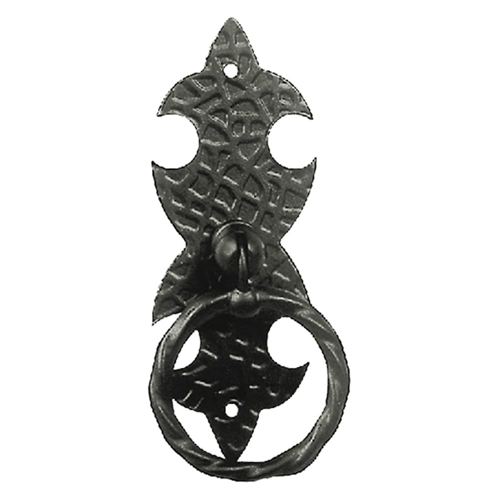 Maniglia ad Anello con Piastra 12 Pezzi 45 Mm per Mobili - 2