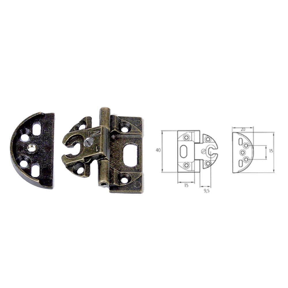 Cerniera per Mobili Bronzata A0061 – Autres