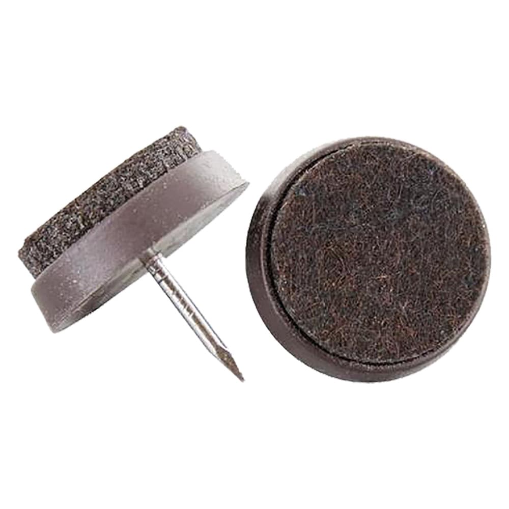 Scivoli per Mobili con Feltrino Colore Marrone 24 mm - 2