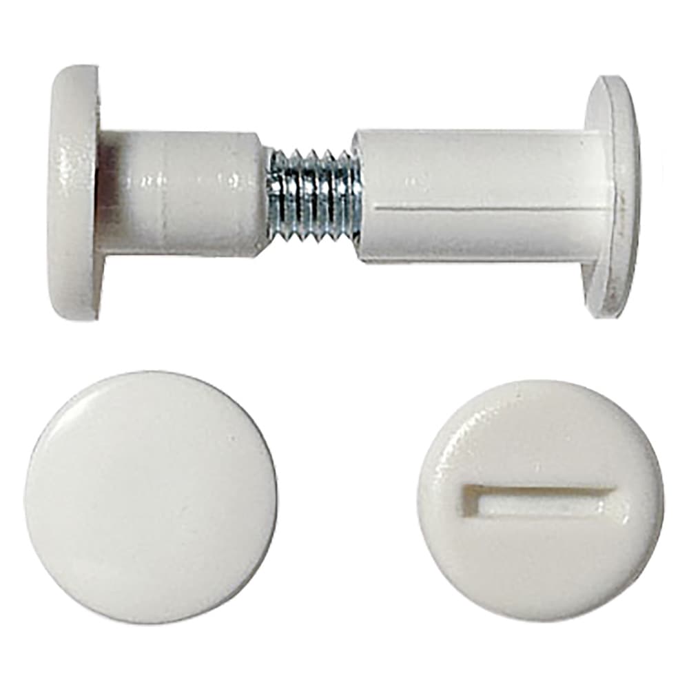 Giunzione per Mobili ÷58 Col. Bianco 500 Pezzi 48 mm - 2