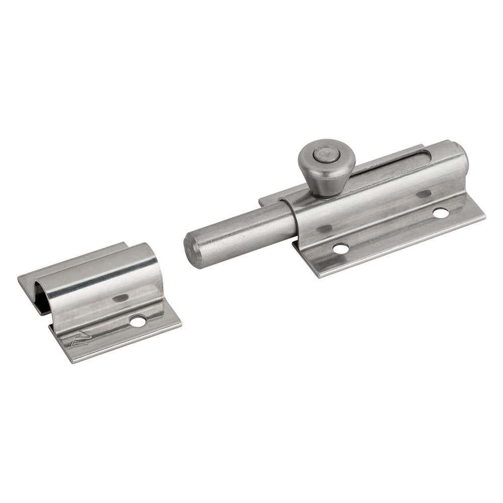 Catenaccio Trasversale Asta Tonda Art 216IN Aldeghi 2 Pezzi 80,5 mm Ø 10 mm - 2