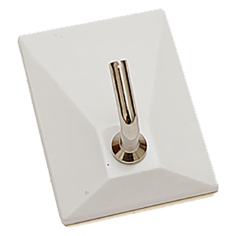 Appenditutto Adesivo 1 Posto Squadrato New Colore Bianco 100 Pezzi - 2
