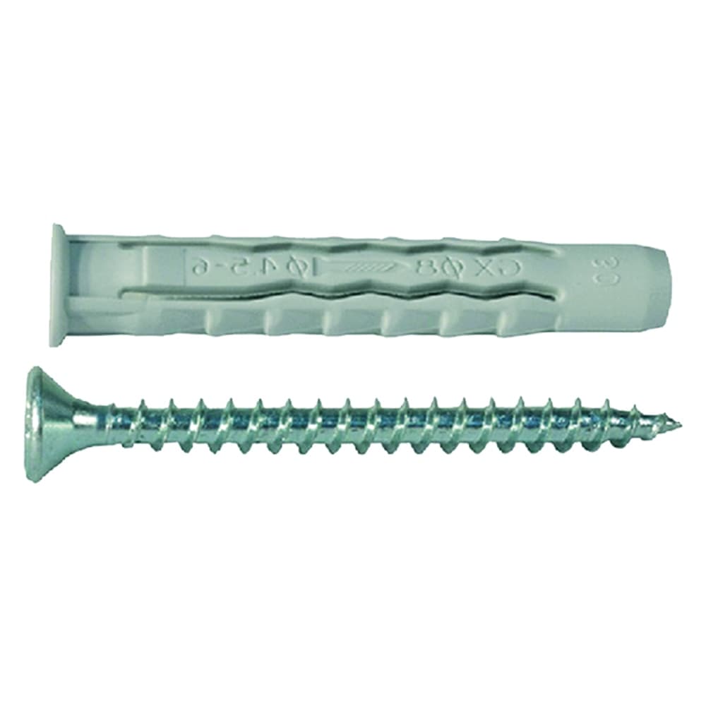 Tassello G&b Gl Vps Nylon Gl 5vps 5 X 25 Vite 4,0 X 30 100 Pezzi - 2