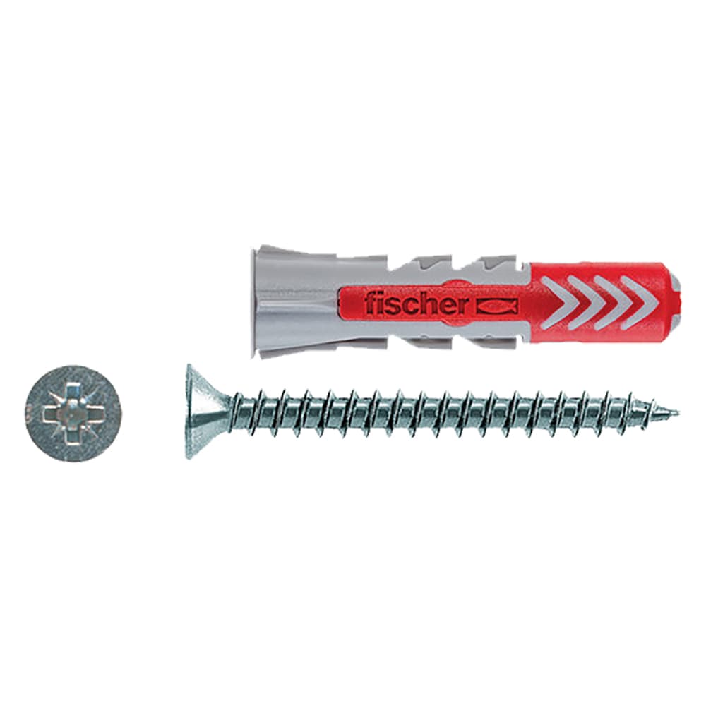 Tassello con Vite 10S Vite Fischer Duopower 25 Pezzi Ø 10 x 50 7 x 60 mm - 2