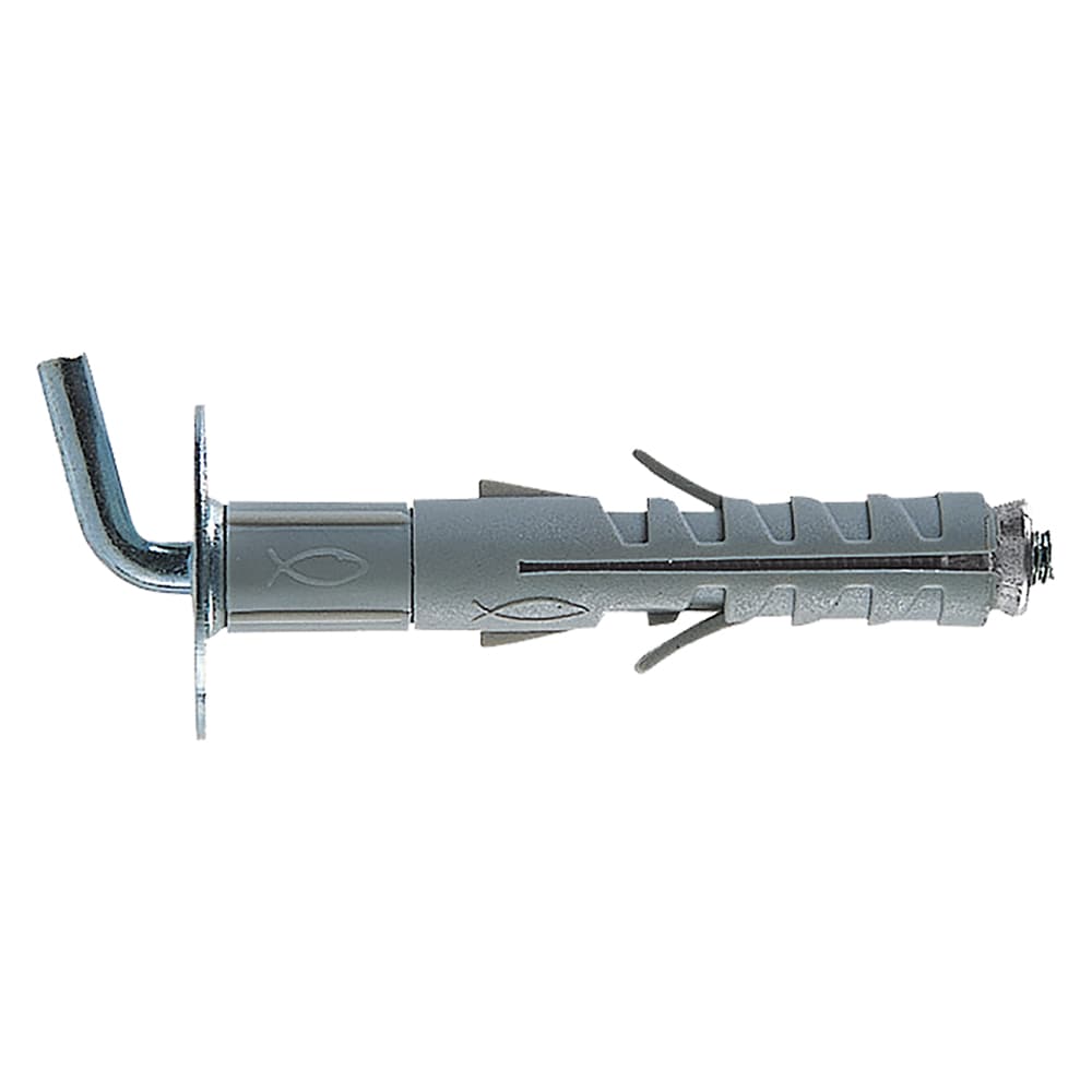 Tassello Prolungato con Gancio Corto Sb 12 L8 Fischer 50 Pezzi Ø 12 x 57 mm - 2