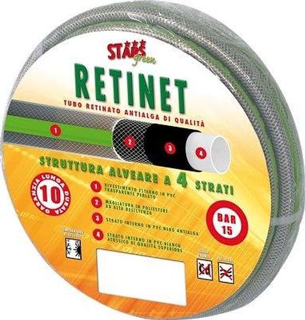 Tubo Irrigazione Retinato Retinet Stars Mm 12 1/2 15 m - 2