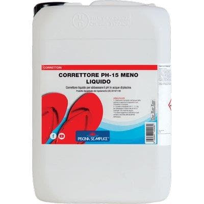 Regolatore PH Meno 15% per Piscina Liquido Lt 10 Piscina Semplice - 2