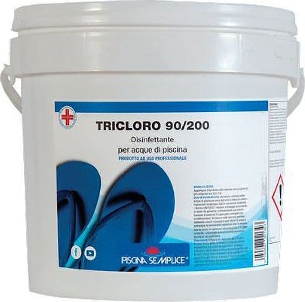 Tricloro per Piscina Pastiglie Kg 5 25XGR 200 Piscina Semplice - 2