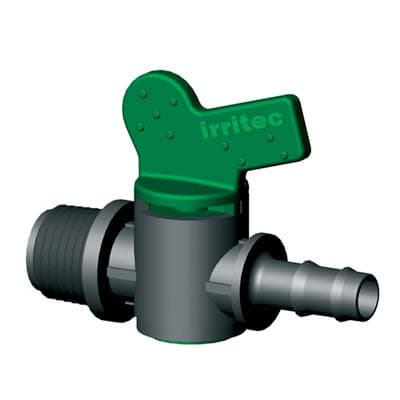 Valvola Portagomma PN Filetto Maschio Irritec 20 mm x ¾ M 50 Pezzi - 2
