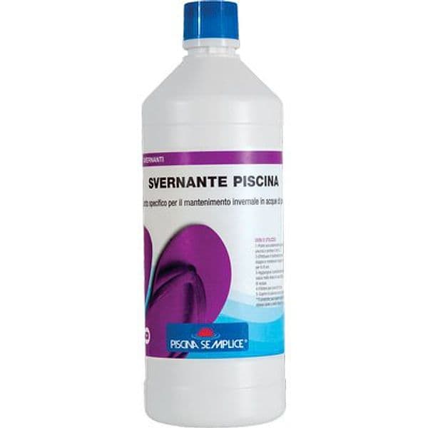 Svernante per Piscina Liquido Lt 1 da 3 Pezzi Piscina Semplice 3 Pezzi - 2