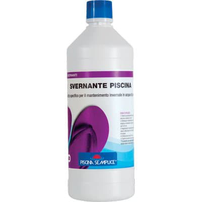 Svernante per Piscina Liquido Lt 1 da 3 Pezzi Piscina Semplice 3 Pezzi - 2