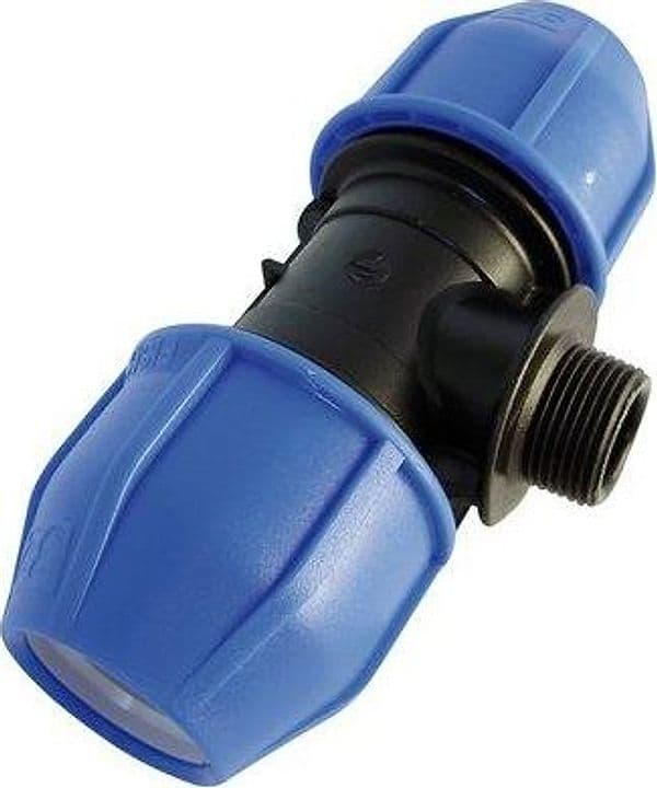 Tee a Compressione Filetto Maschio PN16 25 mm x 3/4 M 10 Pezzi – Autres