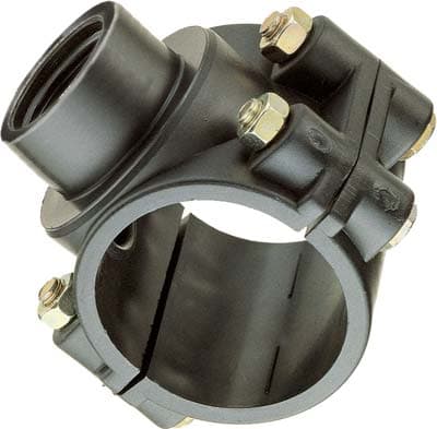 Presa a Staffa PN16 Bulloni 4 63 mm x ¾ F 5 Pezzi - 2